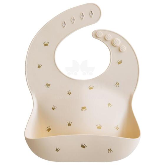 Mushie Silicone Bib Art.2500550 Kūdikio seilinukas pagamintas iš 100 % aukštos kokybės silikono