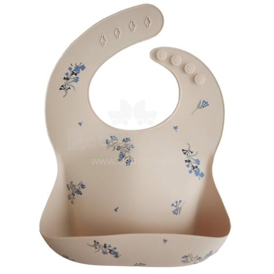 Mushie Silicone Bib Art.2500105 Kūdikio seilinukas pagamintas iš 100 % aukštos kokybės silikono