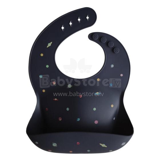 Mushie Silicone Bib Art.2500145 Kūdikio seilinukas pagamintas iš 100 % aukštos kokybės silikono