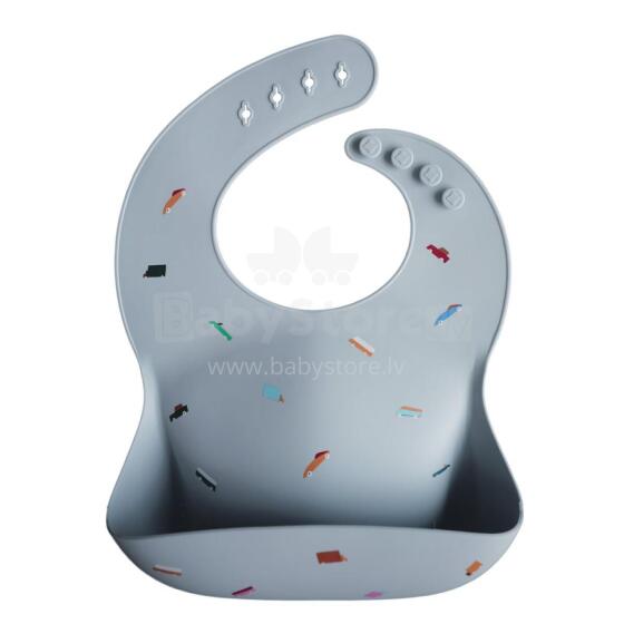 Mushie Silicone Bib Art.2500154 Kūdikio seilinukas pagamintas iš 100 % aukštos kokybės silikono