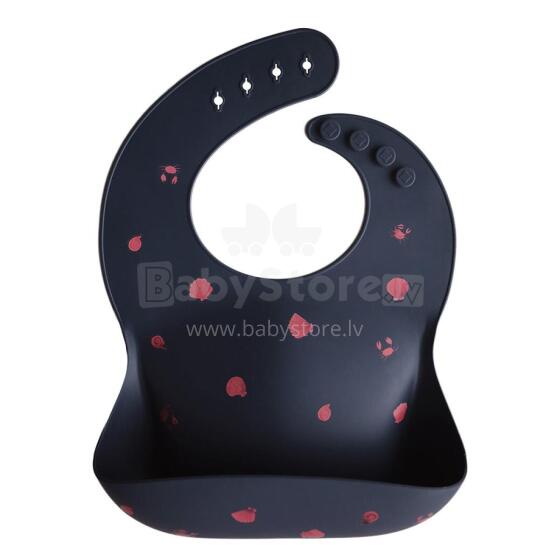 Mushie Silicone Bib Art.2500181 Kūdikio seilinukas pagamintas iš 100 % aukštos kokybės silikono
