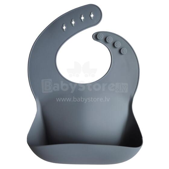 Mushie Silicone Bib Art.2500203 Tradewinds Kūdikio seilinukas pagamintas iš 100 % aukštos kokybės silikono
