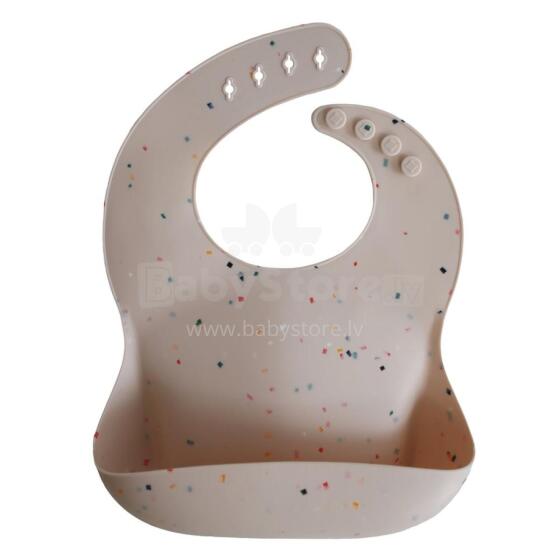 Mushie Silicone Bib Art.2500248 Kūdikio seilinukas pagamintas iš 100 % aukštos kokybės silikono