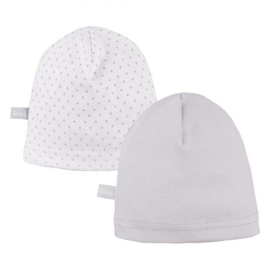EWA 906793 Smurf Hat 2-pack gray 68
