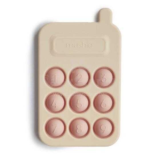 Mushie Phone Press Toy Art.2860019 Silikoninis barškutis (100 % natūralus)