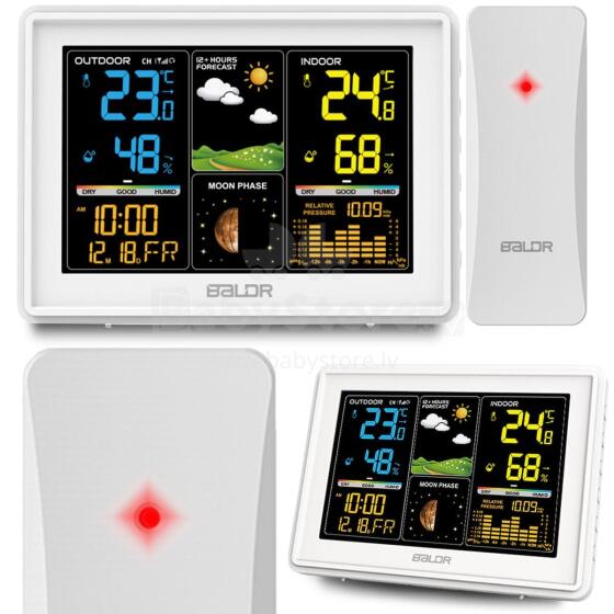 Oro stotis su ekranu BD-907 balta
