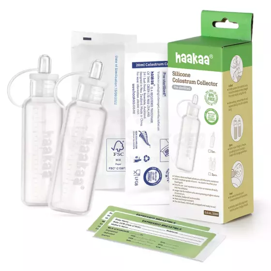 Haakaa Silicone Colostrum Collector  Art.MHK158 Specialus maitinimo prietaisas vaikams, turintiems valgymo sutrikimų
