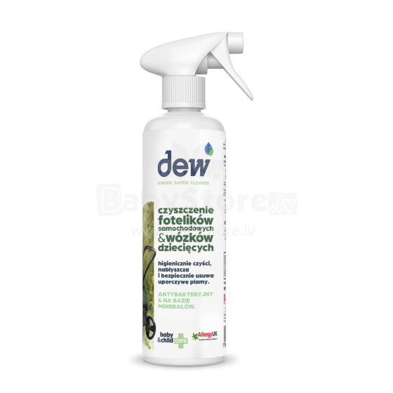 DEW kūdikių ir vaikų DEWCC40078 valymo priemonė kūdikių automobilinėms kėdutėms ir vežimėliams 500 ml