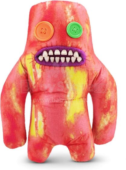 Fuggler Laboratory Misfits by ZURU juokingas bjaurus monstras, pliušinis kolekcinis žaislas – Sasquoosh - raudona ir geltona, vaikiškas minkštas žaislas