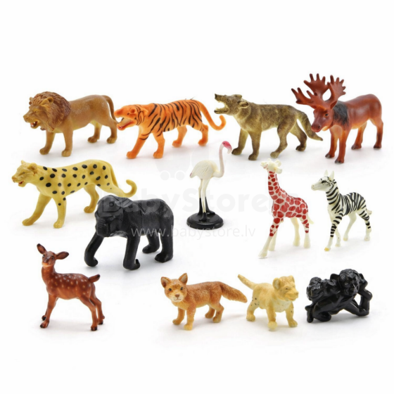 Wild Animals Art.Q7308 Gyvūno figūrėlė, 1 vnt.