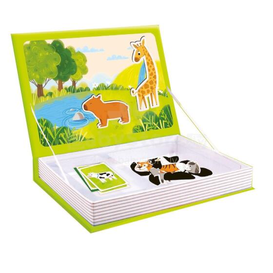 SMILY PLAY SP85299 Magnetinė knyga - Gyvūnų dėlionės