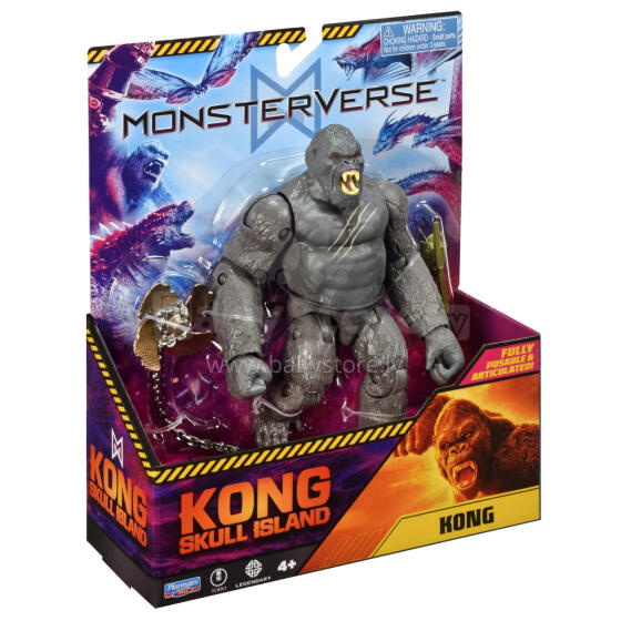 GODZILLA figūrėlė 6" Skull Island Kong, 35218
