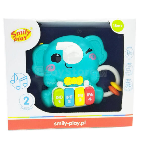 SMILY PLAY SP85190 Gyvūnų pianinas Dramblys