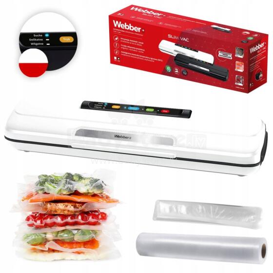 Maisto pakavimo vakuuminis siurblys 110W priedai baltas