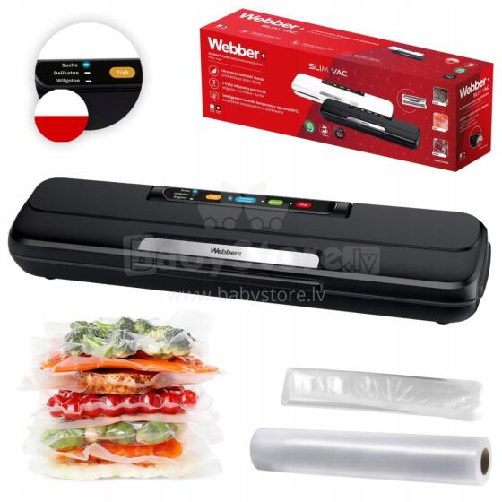 Maisto pakavimo vakuuminis siurblys 110W priedai juodas