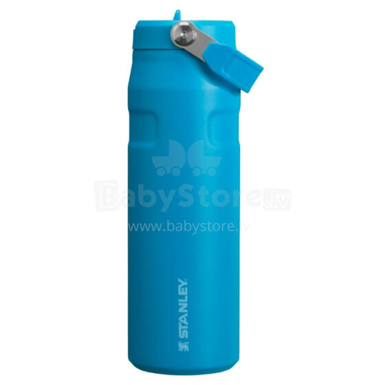 Termoso butelis su šiaudeliu The IceFlow Bottle Flip Straw 2.0 0.7L mėlynas