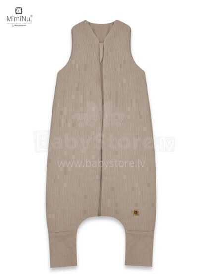 KIECZMERSKI Miegmaišis su izoliacija ir kojomis MIMINU SOFT FLO Mokka 80/98cm 1-2.5 metų
