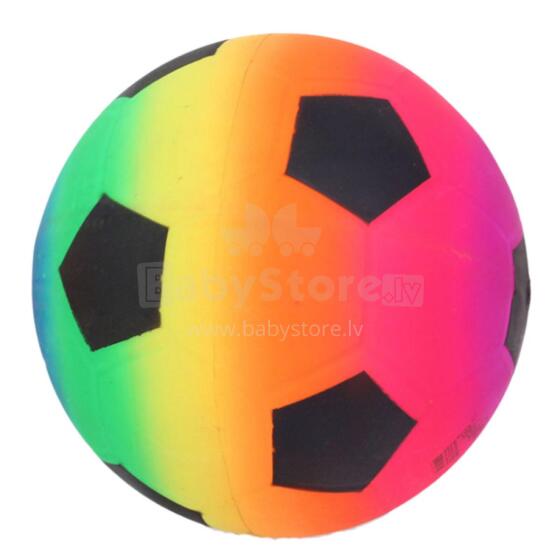 Paplūdimio kamuolys guminis palmių vaivorykštės spalvų futbolas 22 cm