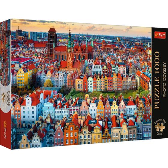 Dėlionė - 1000 Premium Plus - Gdansko, Lenkija vaizdas Trefl 10856