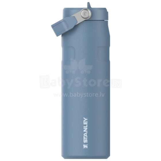 Termosas su šiaudeliu &bdquo;The IceFlow Bottle Flip Straw 2.0&ldquo; 0,7 l mėlynai violetinis