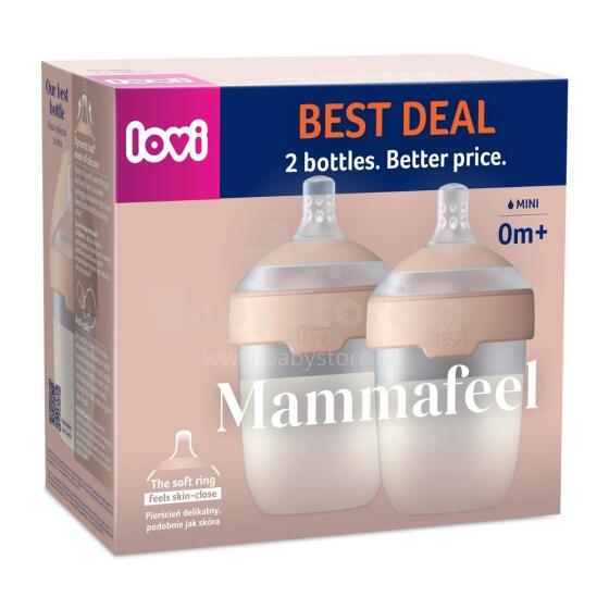 LOVI buteliukai MAMMAFEEL, 2x150 ml., 0595