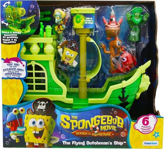 SPONGEBOB  laivas su figūrėlėmis, 73110