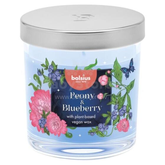Candle aroma. glass gl. Floral Fusion &Oslash;80x72mm peony &amp;amp; blueberry