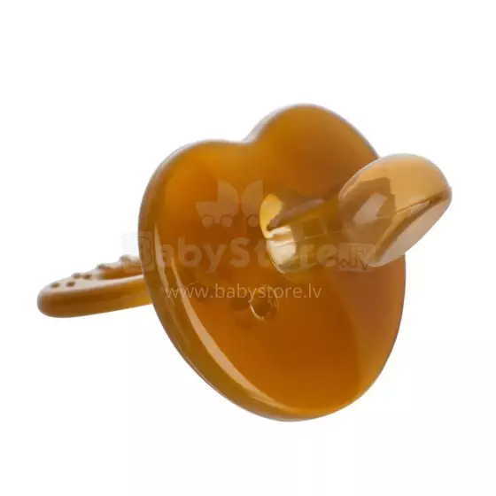 Haakaa Silicone Dummy  Art.TPS031 Amber Anatominis / ortopedinis latekso jaukas 3+ mėn