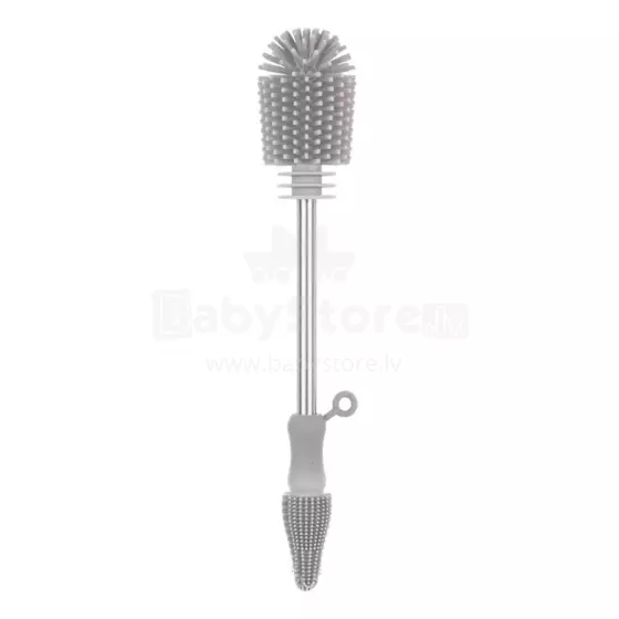 Haakaa Silicone Cleaning Brush  Art.NHK071-S Suva Grey Silikoninis šepetėlis buteliukams ir žindukams