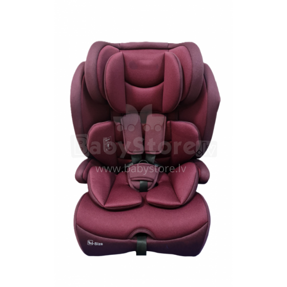 Bebe Basic Ronny Plus I-Size 76-150cm Art.268910 Burgundy Vaikiška automobilinė kėdutė 9-36 kg