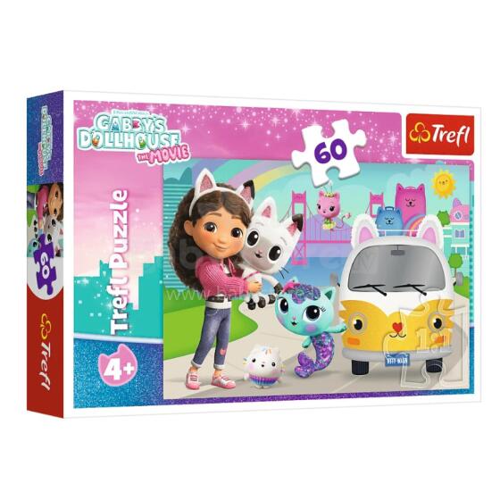 TREFL 17415 Dėlionė 60 Gabby ir Katės Nuotykiai