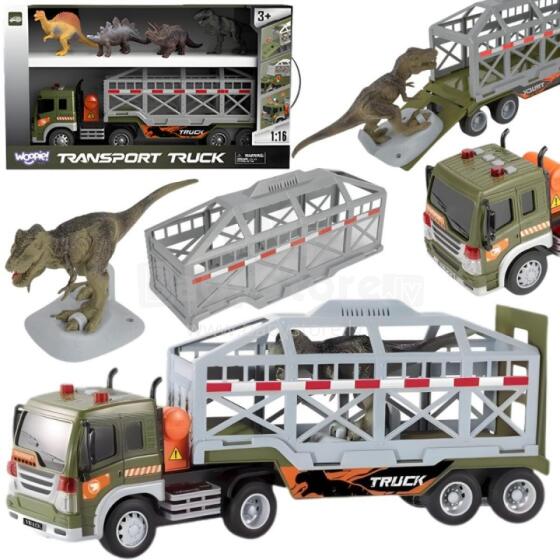 WOOPIE Dinosauro Transporto Sunkvežimis su Garsu ir Šviesa