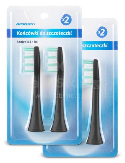Berdsen B3 Sonic dantų šepetėlių galvutės 4 vnt.