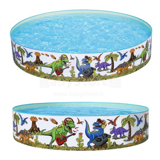 Vaikiškas dinozaurų baseinas 183 x 38 cm Bestway 55022