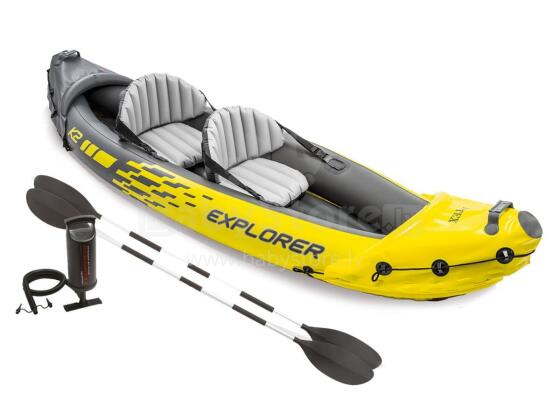 Infrakcinis baidarė Explorer K2 312 x 91 x 51 cm INTEX 68307