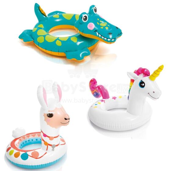 Didelis plaukimo žiedas Intex 58221 Llama