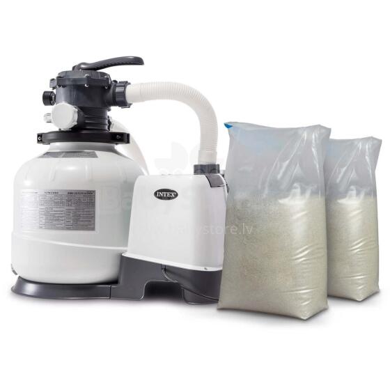 Smėlio filtravimo siurblys 10500 l/h INTEX 26648 + 50 kg smėlio
