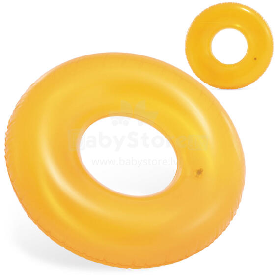 Plaukimo žiedas oranžinis 76 cm INTEX 59260