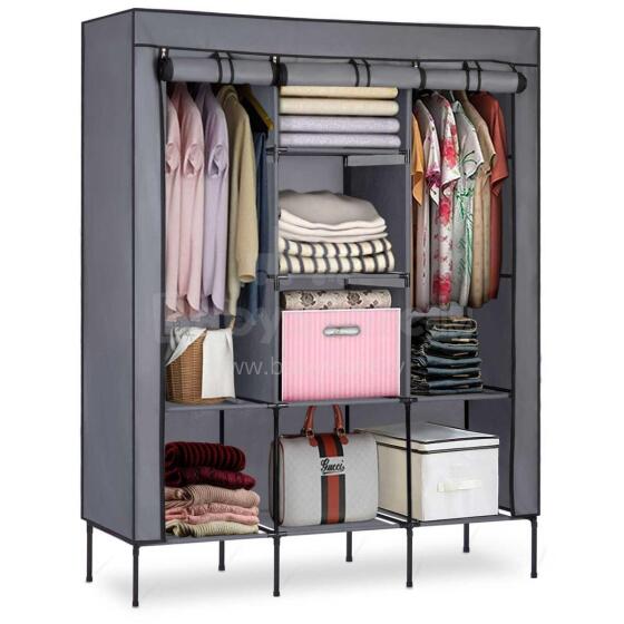Massido Textile Wardrobe - Graphite