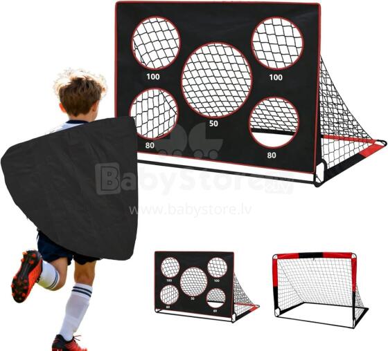 Bnlei 2-in-1 Football Goal  Art.270566 futbolo vartai, futbolas 122 x 91 x 91 cm + taikinio kilimėlis
