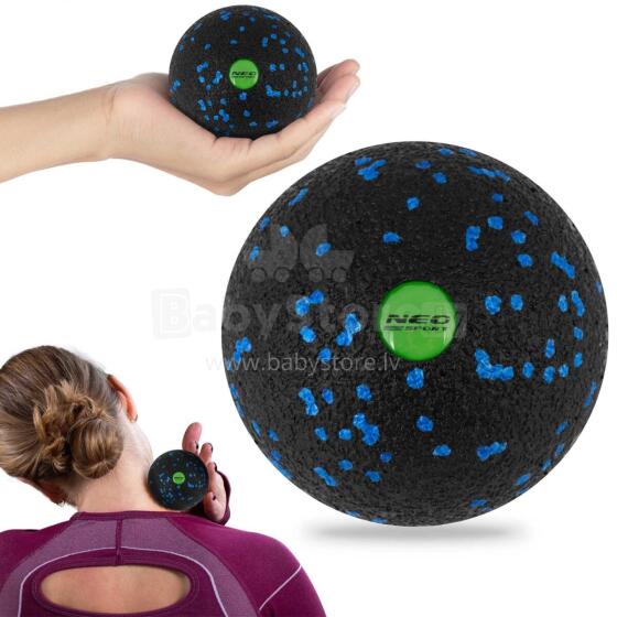 Massage and Fitness Ball NS-965 Black-Blue