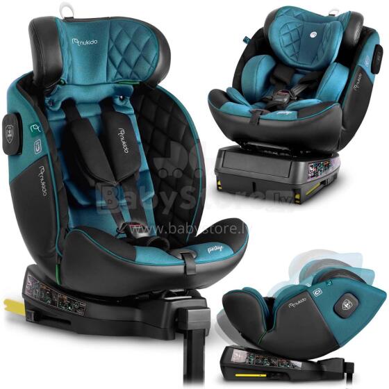 Nukido Prestige linijos automobilinė kėdutė juoda-mėlyna 0-36 kg ISOFIX