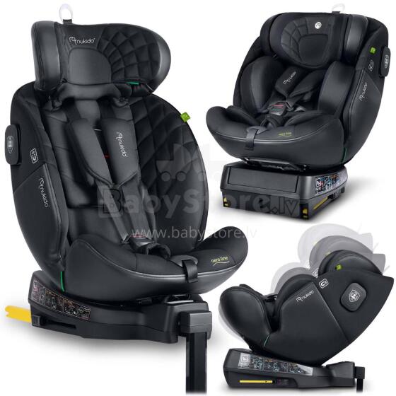 Nukido Aero Line automobilinė kėdutė juoda 0-36 kg ISOFIX