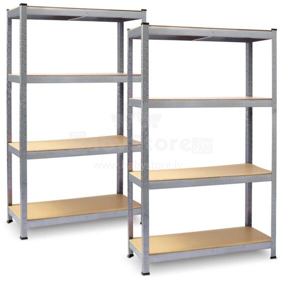 Metalinė saugojimo lentyna 2 vnt. 150 x 75 x 30 cm Plonos PL-700