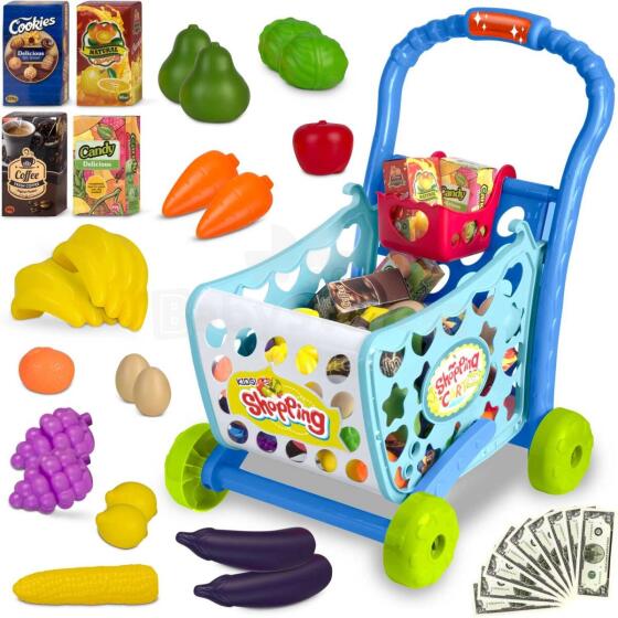Ricokids 773400 Mėlyna Pirkinių Vežimėlis