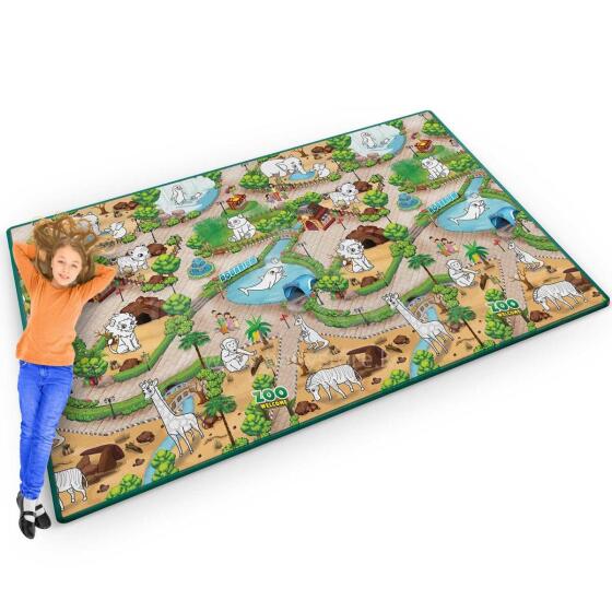 Ritininis spalvinimo kilimėlis 200 x 120 x 0.3 cm Ricokids RK-343