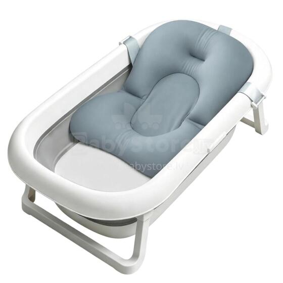 Baby Bath Cushion Art.271284 Grey Kūdikio vonios pagalvėlė, kūdikio vonios kėdutė, kūdikio vonios įdėklas