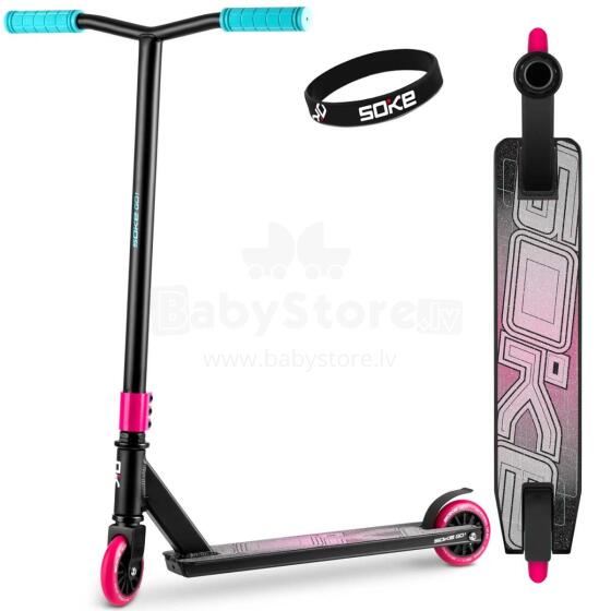 SOKE Go! Stunt Scooter Rožinė Mėlyna