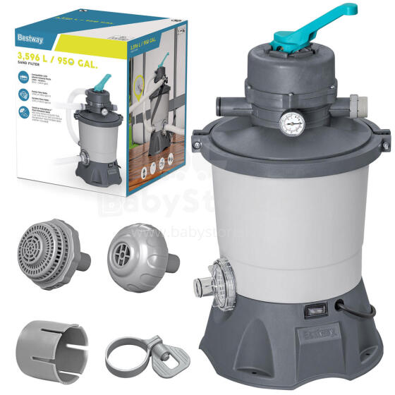 Smėlio siurblys baseinams 3596 L/h Bestway 58515