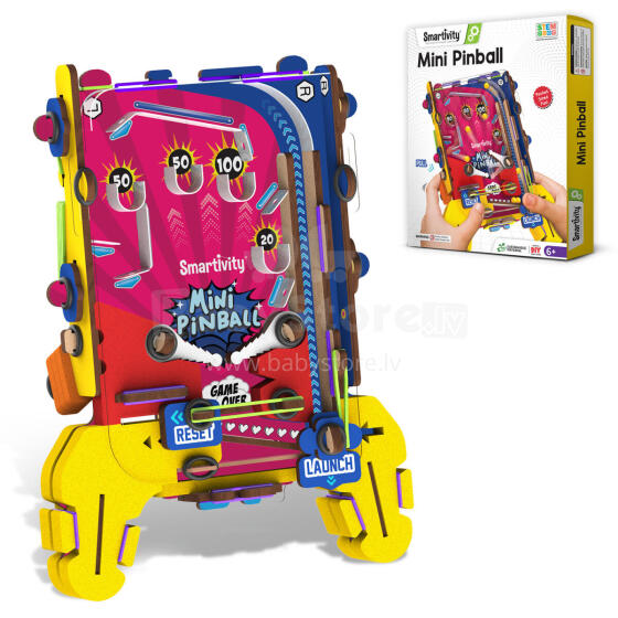 SMARTIVITY konstruktorius - žaidimas Mini Pinball, SMRT1295